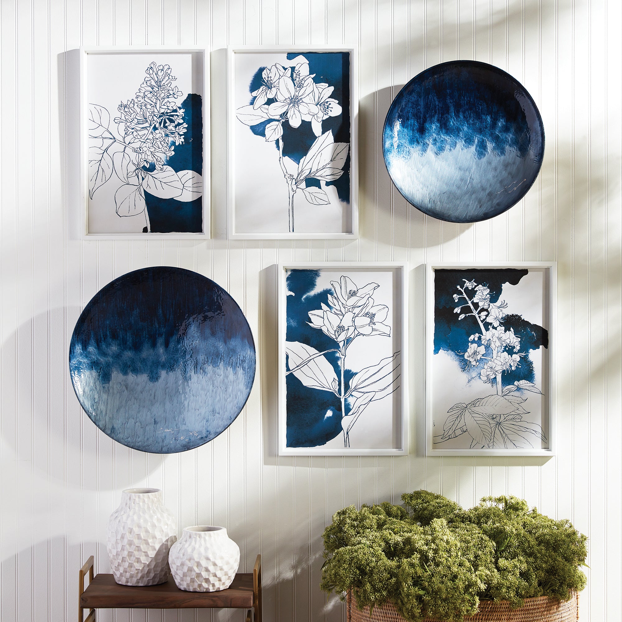 STUDIO FLORAL SKETCHES, SET OF 4
