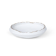 Gilded Organic Edge Shallow Bowl, 9.25"