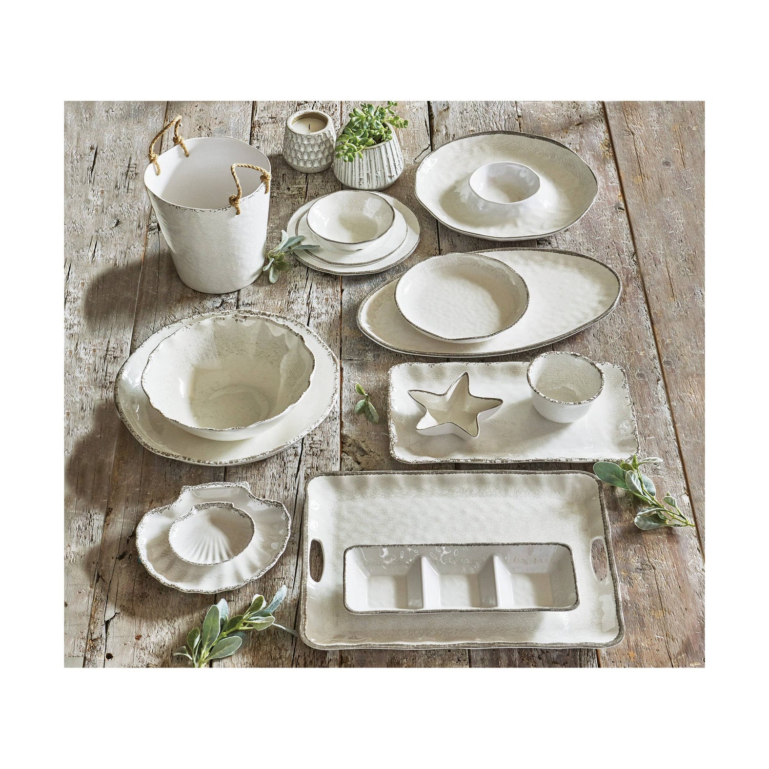 Veranda Melamine Dipping Bowl - Ivory