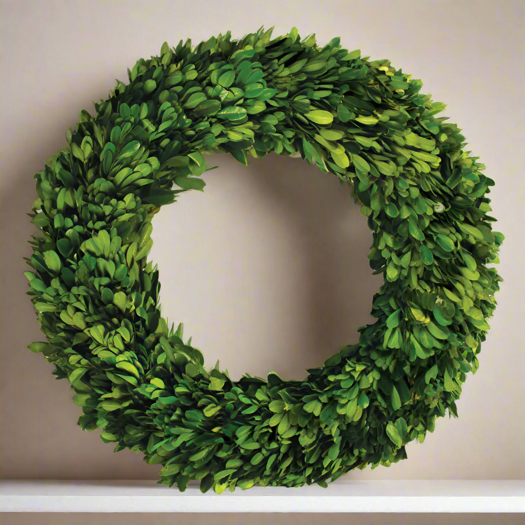 BOXWOOD WREATH 12"
