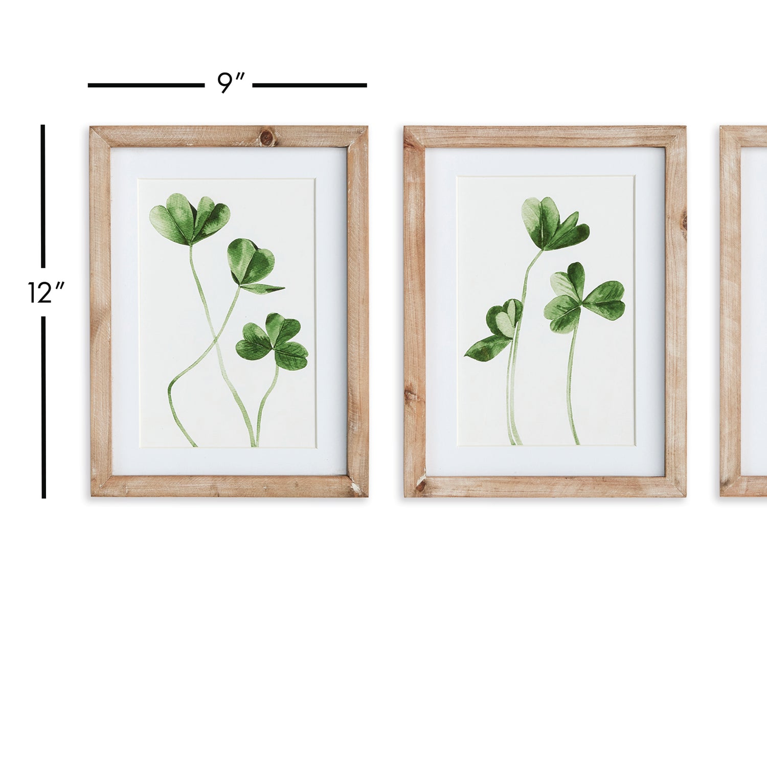 Clover Cuttings Petite Prints, Set Of 3