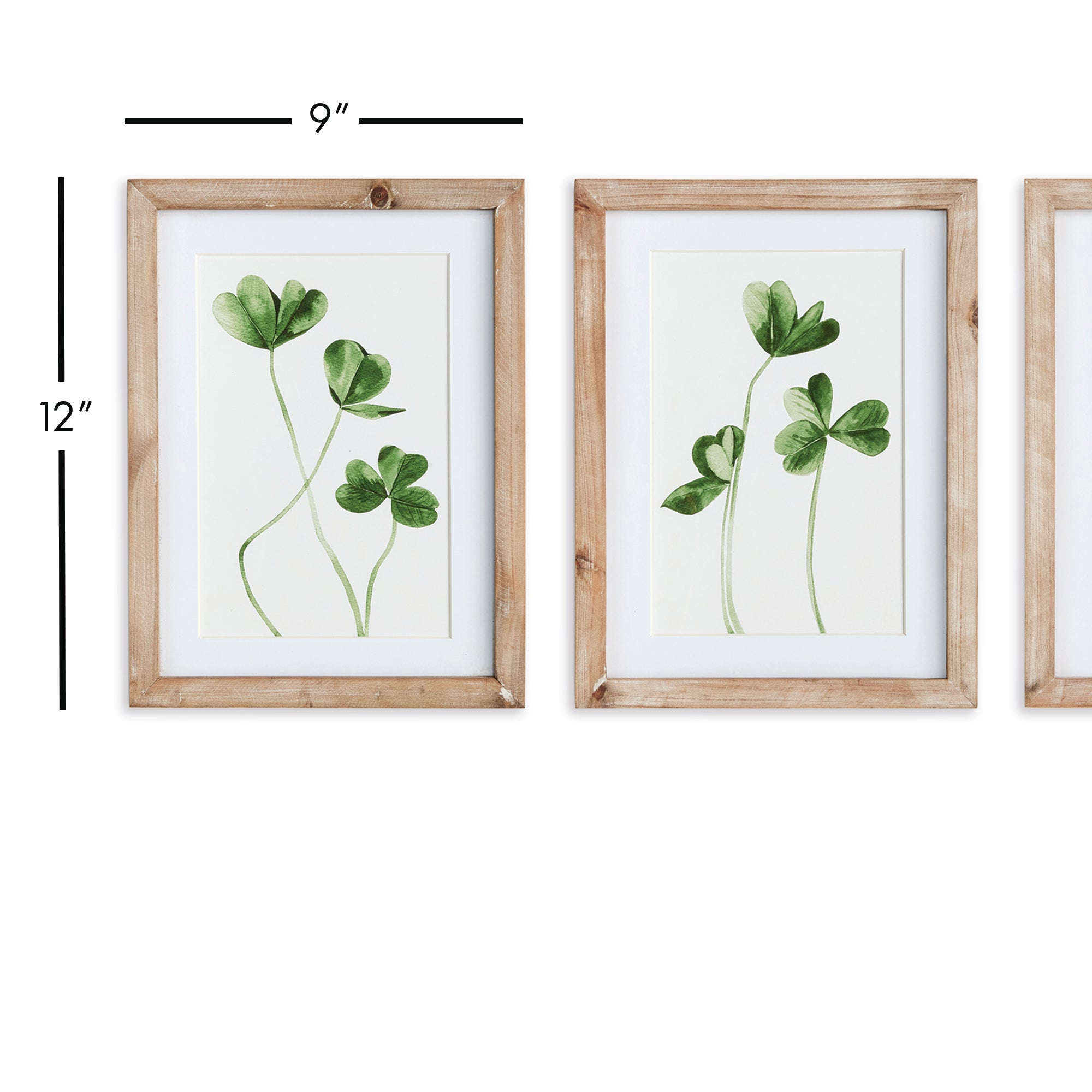 CLOVER CUTTINGS PETITE PRINTS, SET OF 3