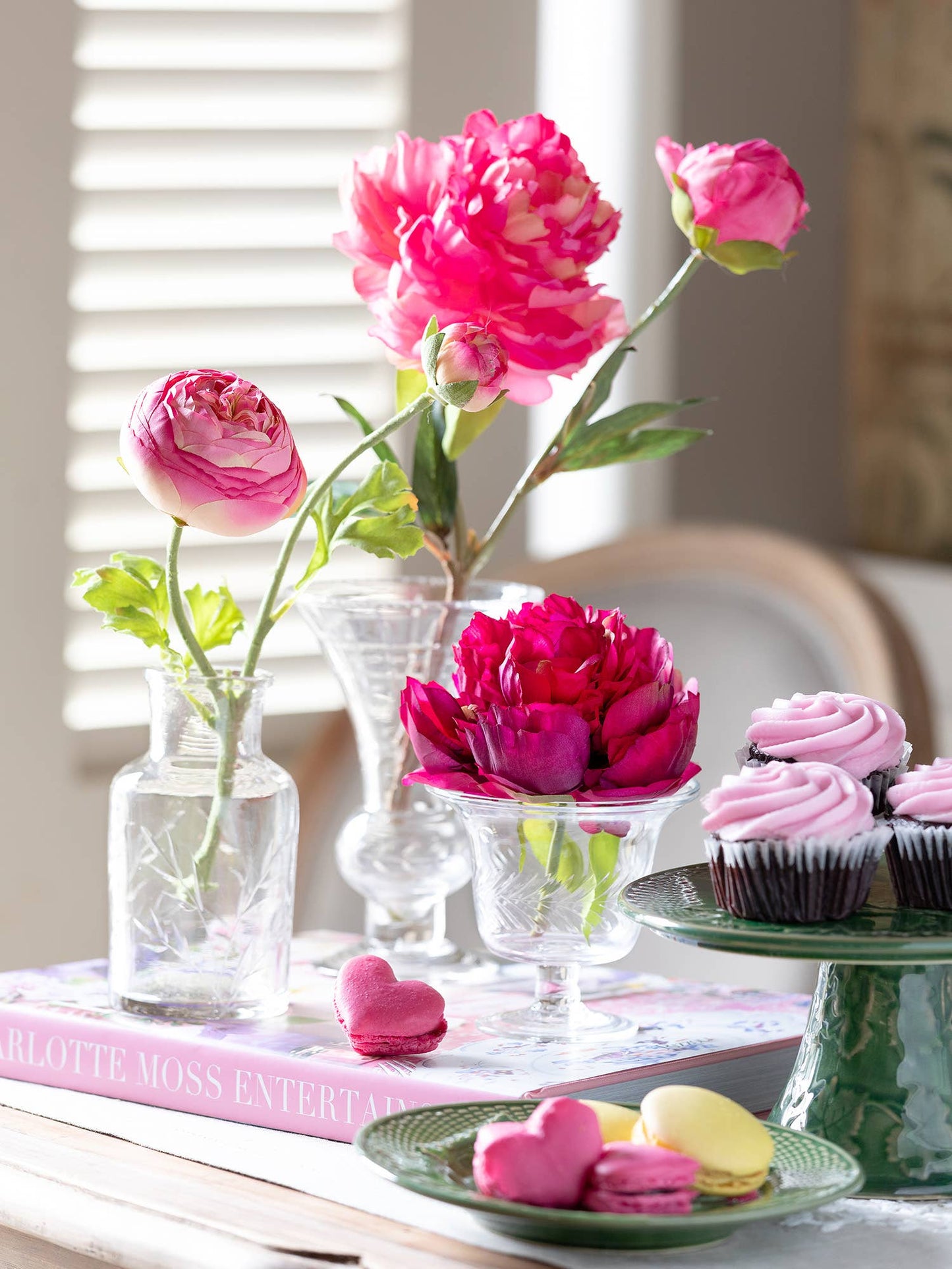 Summer Ranunculus Pink Cerise Mix