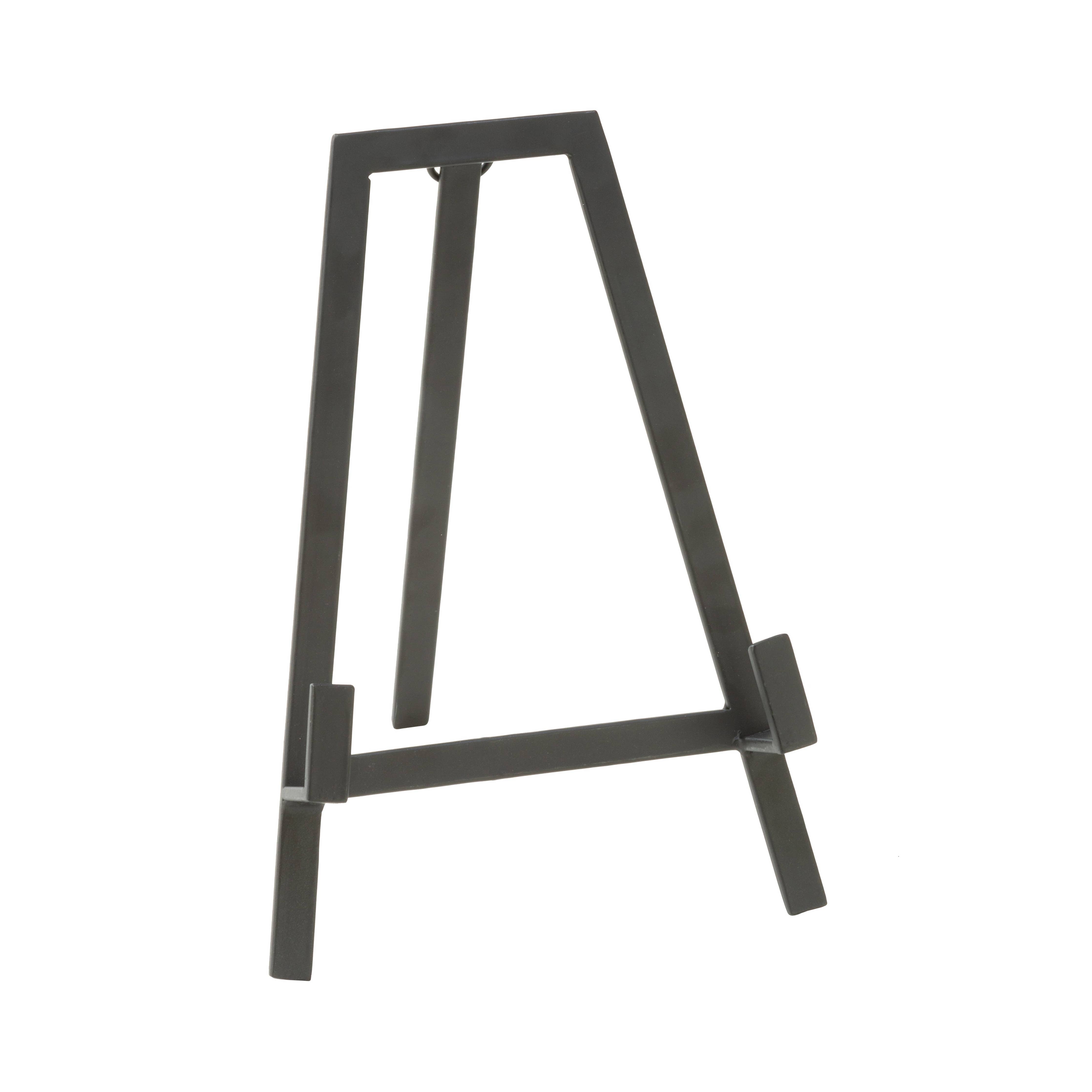 Black Tabletop A-Line Metal Easels: Small
