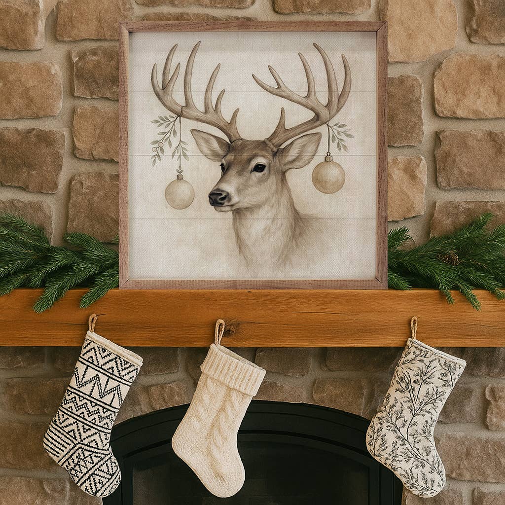 Holiday Deer: 4x4