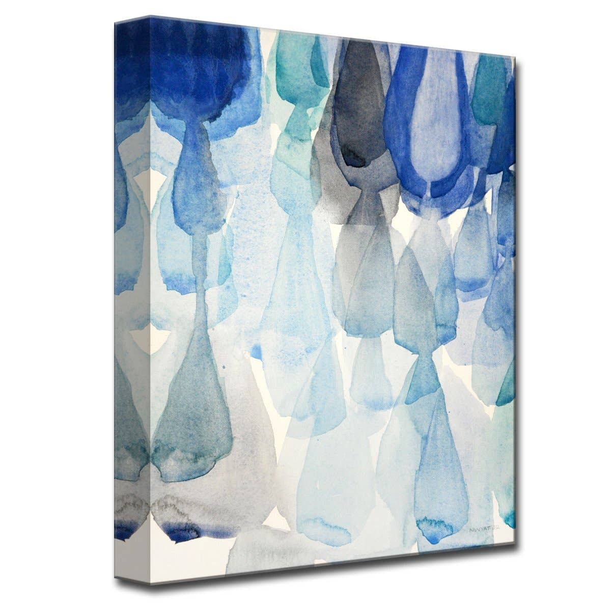 Down Pour' by Norman Wyatt, Jr. Canvas Art: 40 in. H x 30 in. W