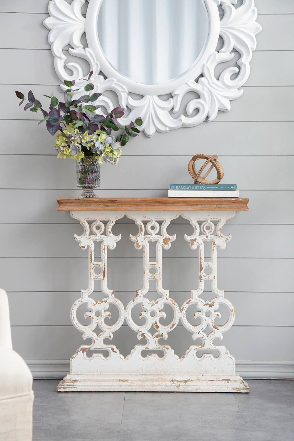 32x12x32" Rustic Fir Wood Console Table