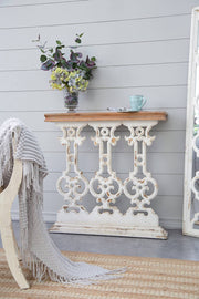 32x12x32" Rustic Fir Wood Console Table