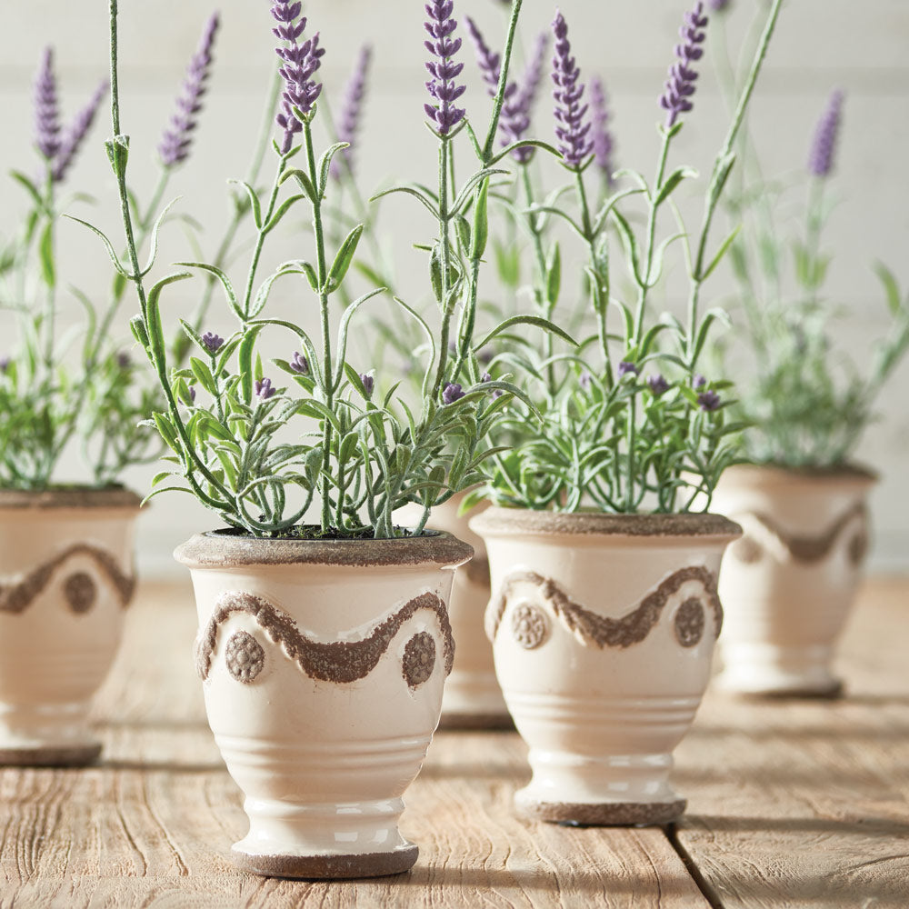 French Lavender Drop-In 13", Set Of 6