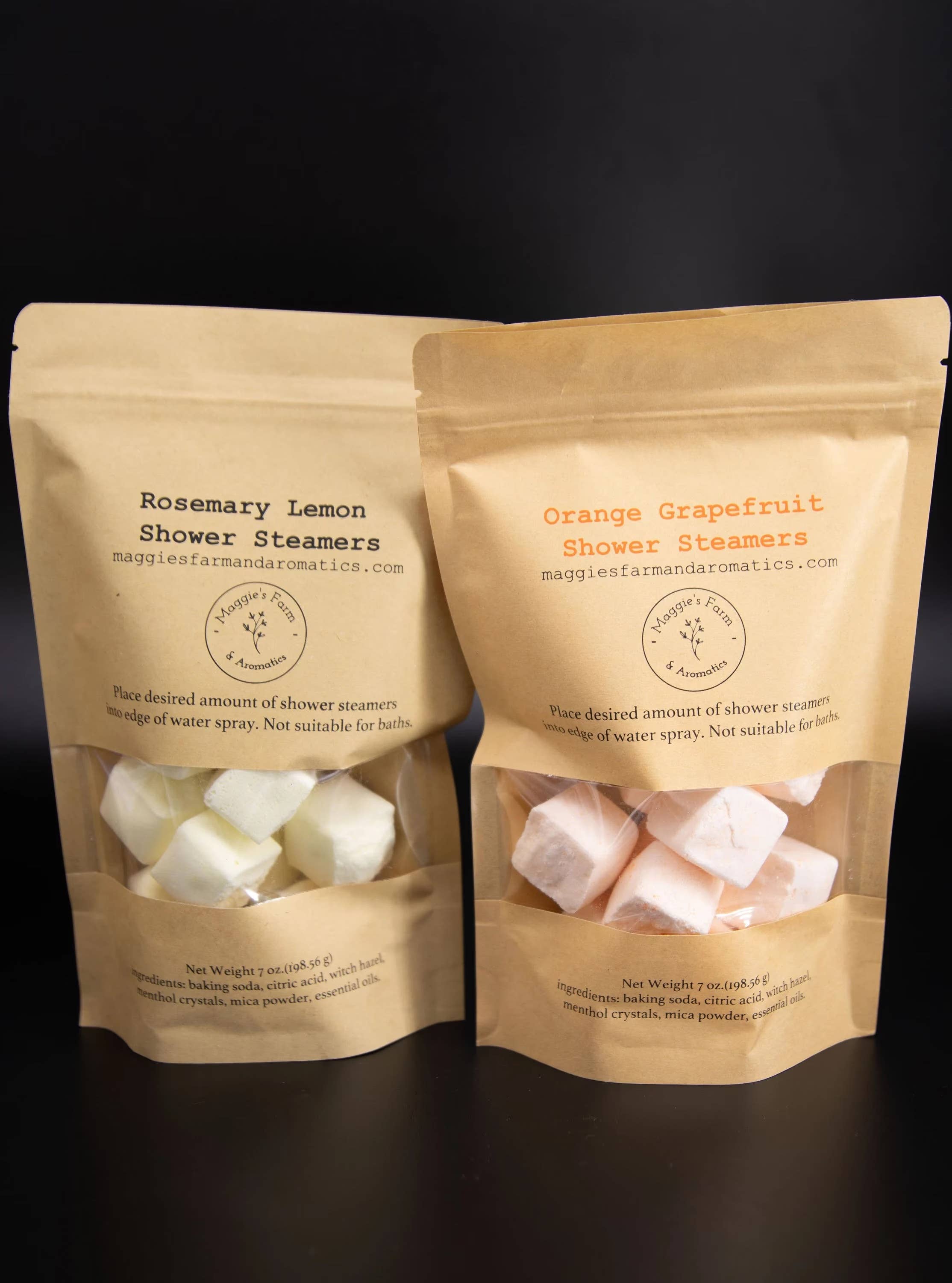 Shower Steamers/ Natural Shower Steamers/ Shower Bombs: Orange Grapefruit