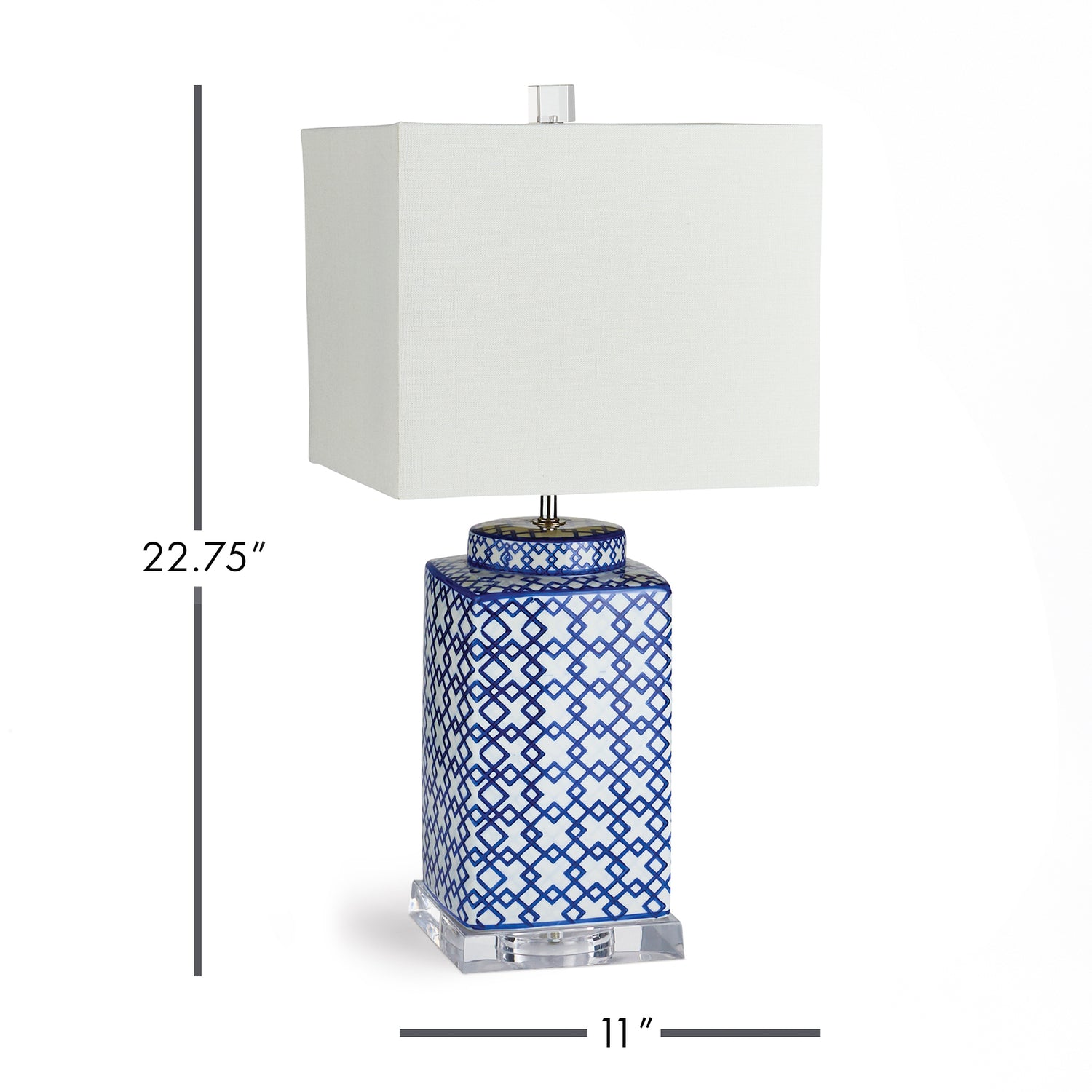 Fretwork Square Lamp Large