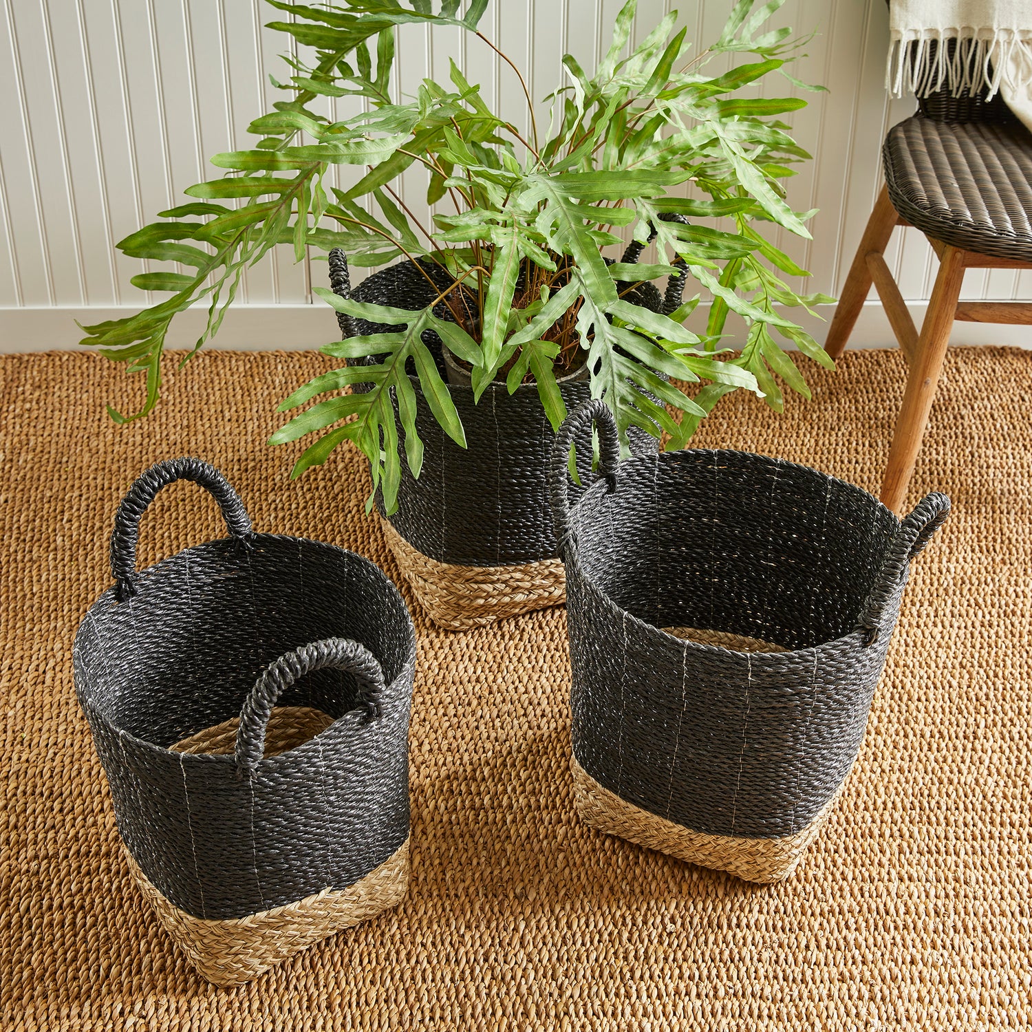 Madura Market Baskets, Set Of 3