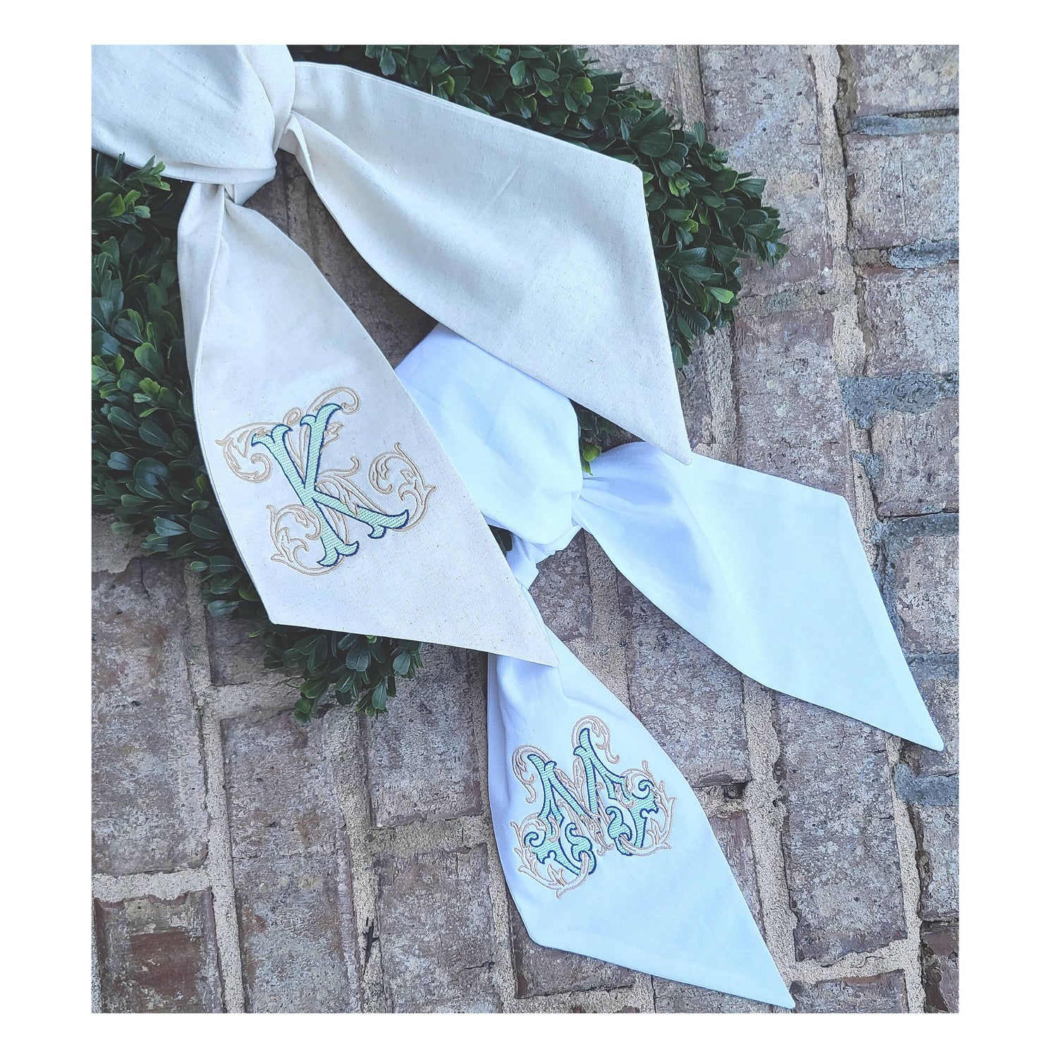 Linen Sashes: Mango / 54 inches