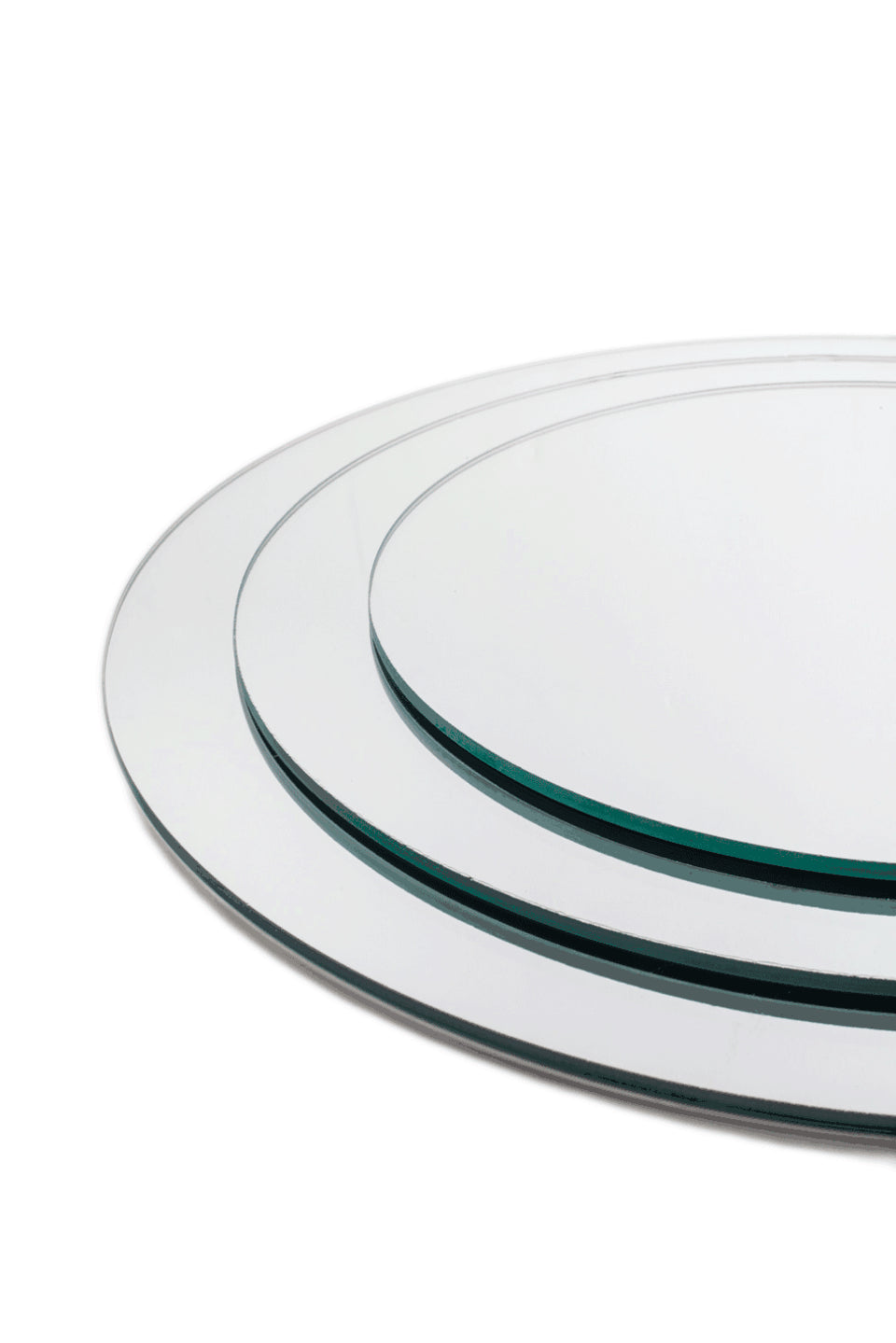 Centerpiece Mirror- Round Glass 11.75"