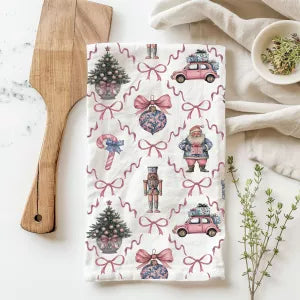 Christmas Kitchen Towels ~ Chinoiserie Xmas