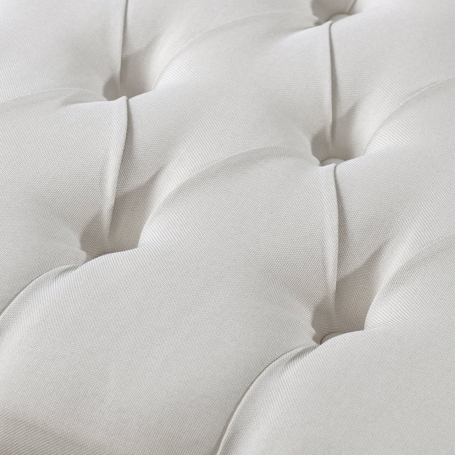 Louis Linen X-Leg Ottoman