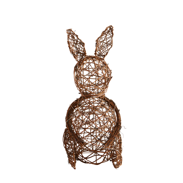 Small Woven Led Bunny Sitter