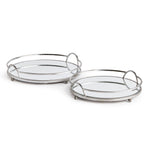 Hudson Mirrored Trays St/2